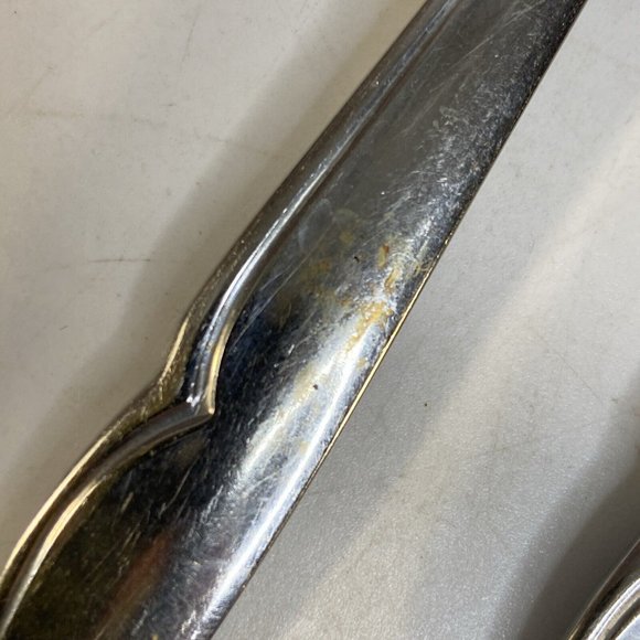 Oneida Oneidacraft Deluxe PROFILE Stainless Flatware 54 pc w Serving pcs Nice - Picture 9 of 13